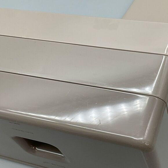 80s Tupperware 3 Tier Organizer Stacking Nesting Tupperware Box - Picture 2 of 10